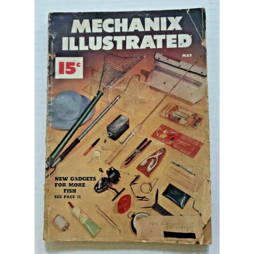 1949 Vintage Rare Mechanix Illustrated‎ Magazine May M552